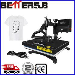 BetterSub SWING AWAY Digital Heat Press Machine Sublimation Transfer DIY T-Shirt
