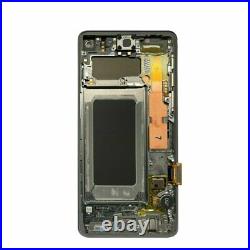 Black For Samsung Galaxy S10 G973 OEM LCD Display Screen Digitizer Frame + Tool