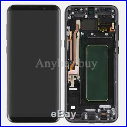 Black LCD Display Touch Screen Digitizer For Samsung Galaxy S8 Plus +Frame USA