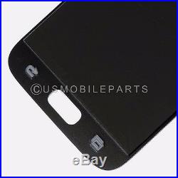 Black LCD Display Touch Screen Digitizer Replacement Parts For Samsung Galaxy S7