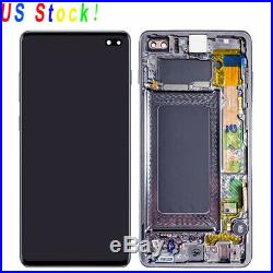 Blue LCD Display Touch Screen Digitizer Frame For Samsung Galaxy S10 Plus G975
