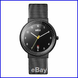 Braun Men's BN0032BKBKMHG Analog Display Analog Quartz Black Watch