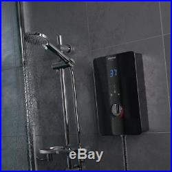 Bristan Bliss 3 10.5KW Electric Shower with Digital Display in Black + Kit