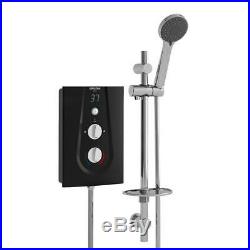Bristan Glee 3 10.5KW Electric Shower Black With Digital Display & Kit GL3105B