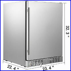Built-in Beverage Cooler 5.3 cu. Ft. Outdoor Refrigerator All Stainless Steel