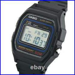 Casio W-59-1vqes Sports 50m Water Resistant Digital LCD Display Watch Black