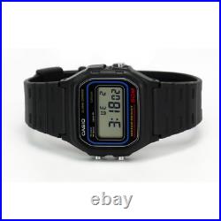 Casio W-59-1vqes Sports 50m Water Resistant Digital LCD Display Watch Black