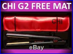Chi G2 Second Generation 1 Ceramic Titanium 425° Hair Straightener Flat Iron