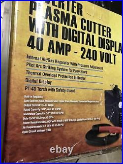 Chicago Electric Welding 240V Inverter Plasma Cutter w Digital Display 64808 NEW