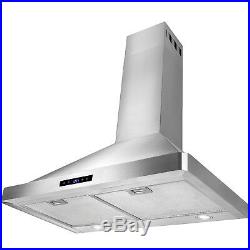Classic 30 Stainless Steel Wall Mount Range Hood Kitchen Vent Cooking Fan