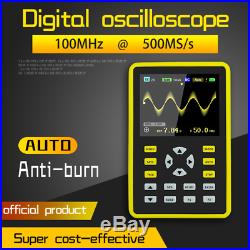 Cleqee CDS6012H Handheld Digital Oscilloscope IPS LCD Display 100MHz 500MS/s