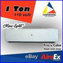 Confort Brand Mini Split Air conditioner Ductless Heat & Cool 12000 btu 110 volt