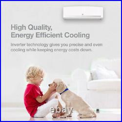 DIY 12K BTU 22 SEER 115V Ductless Mini-Split Heat Pump withWiFi by Perfect Aire