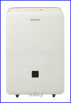 Danby 50-Pint 2-Speed Portable Dehumidifier with Auto De-Icer