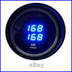 Digital LED display pressure gauge for Air Suspension or Compressor & Tank
