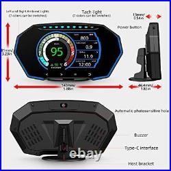 Digital OBDII Speedometer ACECAR Car Head Up Display with OBD2/EUOBD Interfac