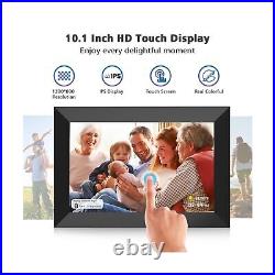 Digital Picture Frame 10.1 Inch WiFi Electronic Photo Frame 32GB Storage SD C