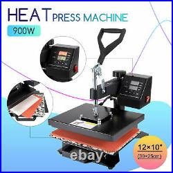 Digital Swing Away Transfer Sublimation Heat Press Machine For T-Shirt 12x 10