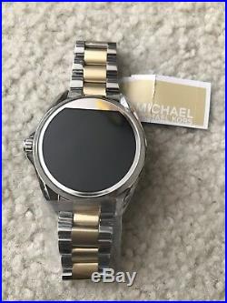 Display Michael Kors Access Unisex Bradshaw Two Tone Smart Watch MKT5012