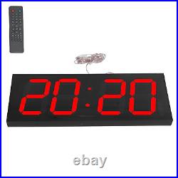 Double Sided LED Clock Digital Temperature Display Wall Clocks For Subways New
