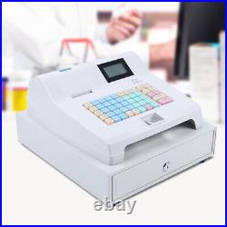 Electronic Cash Register & Drawer 48 Key POS Casher Digital LED Display NEW