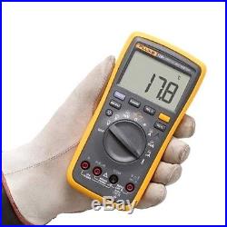 FLUKE F17B+ Digital Multimeter Meter Tester wth LCD Display Temperature, CAT III