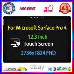For Microsoft Surface Pro 4 1724 LCD Display Touch Screen Digitizer Assembly New