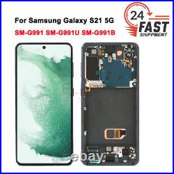 For Samsung Galaxy S21 5G G991 Full LCD Display Screen Touch Digitizer Frame
