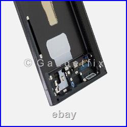 For Samsung Galaxy S22 Ultra S908U OLED Display LCD Touch Screen Digitizer Frame