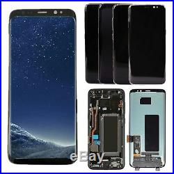 For Samsung Galaxy S8 G950 & S8 PLUS LCD Display + Touch Screen Digitizer+ Frame