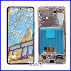 For Samsung S22 SM-S901U SM-S901U1 LCD Display Screen Touch Replacement±Frame US