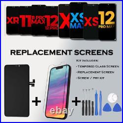 For iPhone 8 X XR XS Max 11 12 13 Pro OLED LCD display touch screen & digitizer