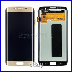 Für Samsung Galaxy S7 Edge G935F LCD Display Touch screen Digitizer gold+cover