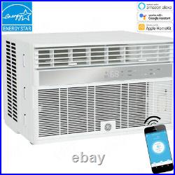 GE 14000 BTU Smart Window Air Conditioner, 700 SqFt Large Room Home 115V AC Unit