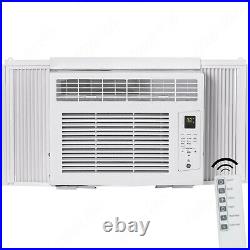 GE 6000 BTU Compact Window Air Conditioner, 250 SqFt Room Cool AC Unit with Remote
