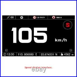 GPS Dual Mode Head Up Display Car Universal HUD Speedometer OverSpeed Warning