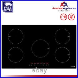 Gasland Chef IH90BF Built-in Induction Cooker, 36'' Electric Stove With 5 Burners