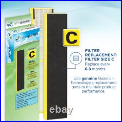 GermGuardian AC5350B Elite 4in1 Air Purifier, True HEPA Filter, & UV Sanitizer