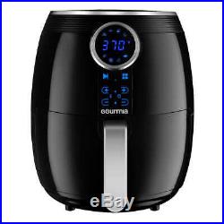 Gourmia 5 QT / 4.7 Liter Digital Air Fryer Touch LCD Display 360° Heat 1500 W