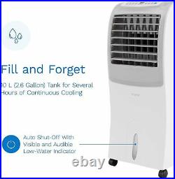 HOmeLabs Evaporative Swamp Cooler Portable AC Humidifier 3 Speed Auto Timer