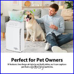 Home Large Room Air Purifier H13 Medical HEPA Air Cleaner for Allergies Pet Odor