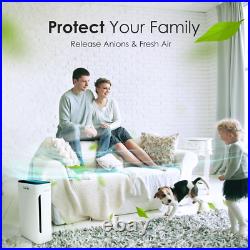 Home True HEPA Air Purifier Large Room Air Cleaner for Allergies Smoker Pet Dust