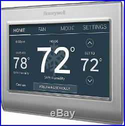 Honeywell Smart Color Thermostat with Wi-Fi Connectivity Silver