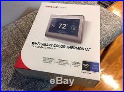 Honeywell WiFi Smart Thermostat Touchscreen Color RTH9585WF NEWithSEALED