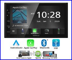 Kenwood 6.75 Touchscreen Apple CarPlay Android Auto Bluetooth Multimedia Stereo