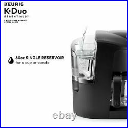 Keurig K-Duo Essentials Coffee Maker, Single K-Cup Pod & 12 Cup Brewer 2DayShip