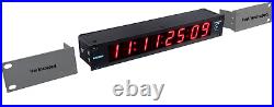 LCD-25-8-LTCA timecode display 25mm digit size, red with brightness control