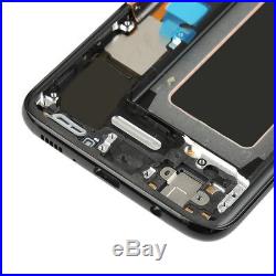 LCD Display Screen Digitizer Frame Replacement For Samsung Galaxy S8 G950 Black