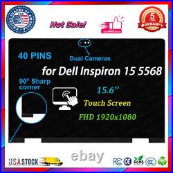 LCD Display Touch Glass Screen Digitizer + Bezel for Dell Inspiron 15 5568 i5568