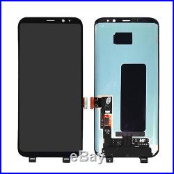 LCD Display Touch Screen Glass Digitizer for Samsung Galaxy S8 S8 Plus Black